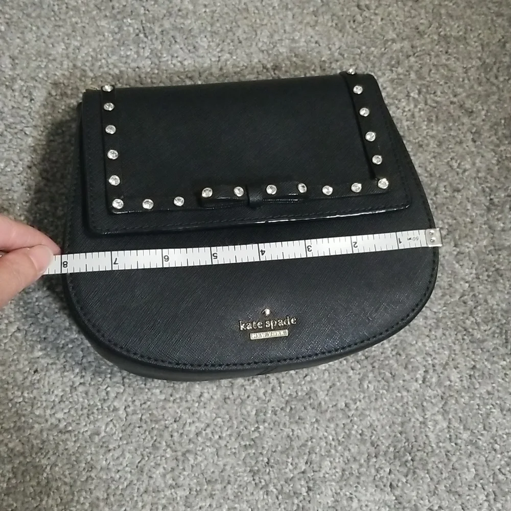 Kate Spade Cameron Street Jeweled Small Byrdie in Black - Picture 9 of 16